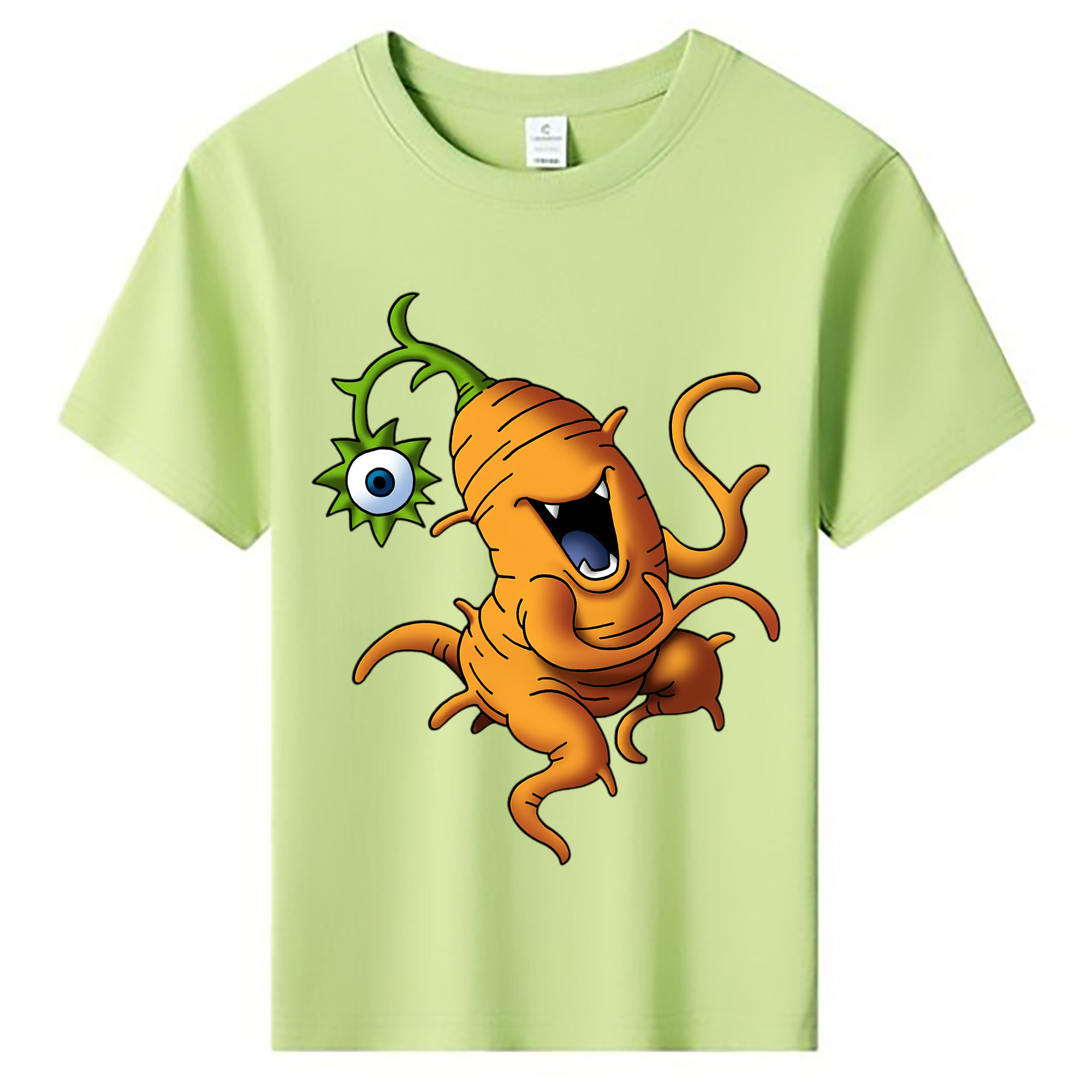（画像用） ドラゴンクエスト Doragon Kuesuto Dragon Quest 綿100％キッズTシャツ（フロントプリント）
